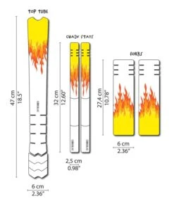 Dyedbro Flames -Bike Accessories Sale 78146 dyedbro flames