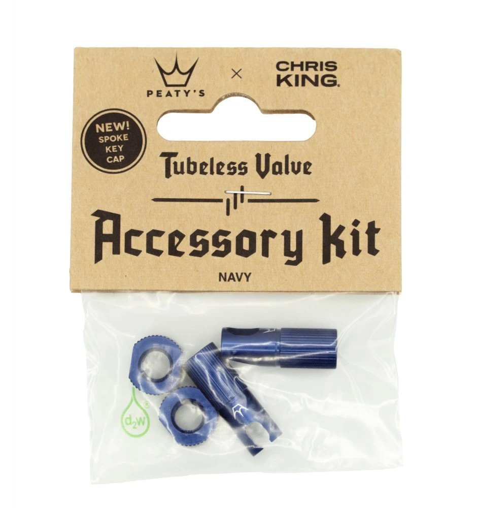 Peaty´s Chris King MK 2 Tubeless Valve Accessory Kit - Navy 3 Peaty´s Chris King MK 2 Tubeless Valve Accessory Kit - Navy